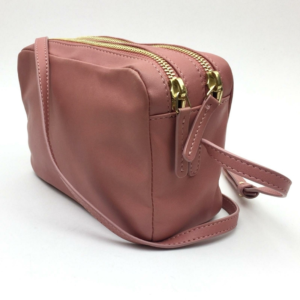 Mansur Gavriel Double Zip lambskin Crossbody - Picture 4 of 10
